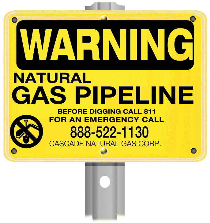 cascade natural gas pipeline markers